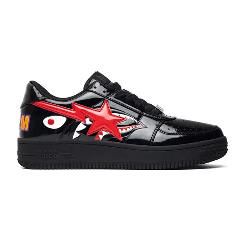 OG B**e sta Low 'Black Shark Face' Fashion sneakers