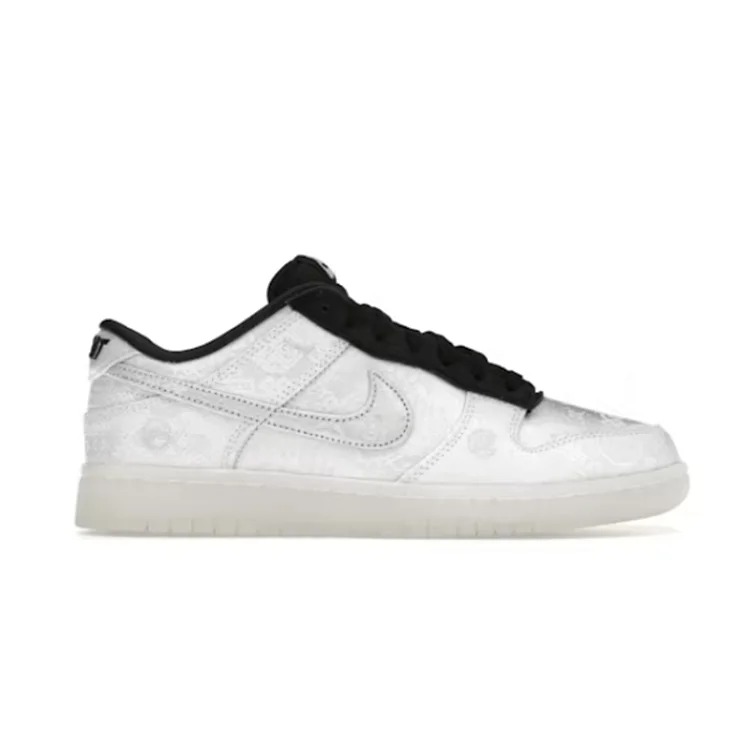 D**k Low CLOT Fragment White Fashion sneakers