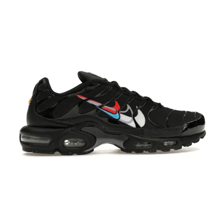 Max Plus Multi Swoosh Black Crimson Casual sneakers image 2