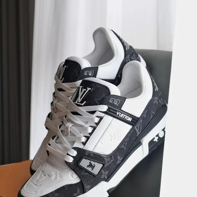 Light luxury men's sneakers, trendy shoes, thick-soled shoes, donkey low-top shoes, trendy low-top, lifestyle and casual shoes, women's shoes, black and white