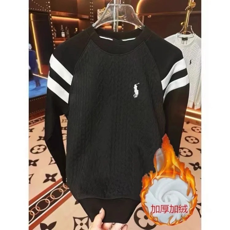 Ralph Lauren long sleeve unisex fleece thermal sweatshirt base layer image 2