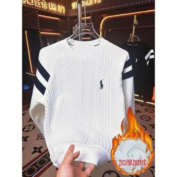 Ralph Lauren long sleeve unisex fleece thermal sweatshirt base layer image 3