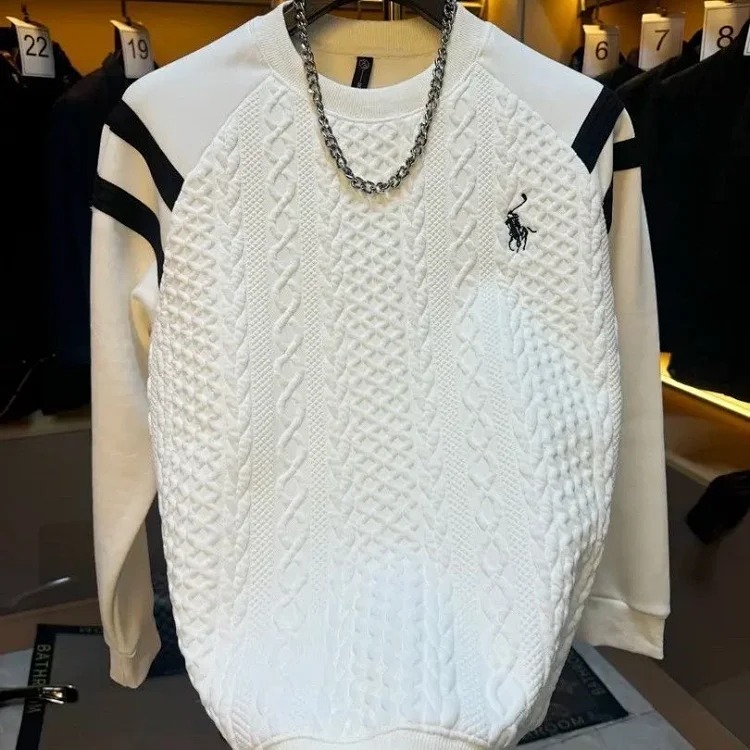 Ralph Lauren long sleeve unisex fleece thermal sweatshirt base layer image 5