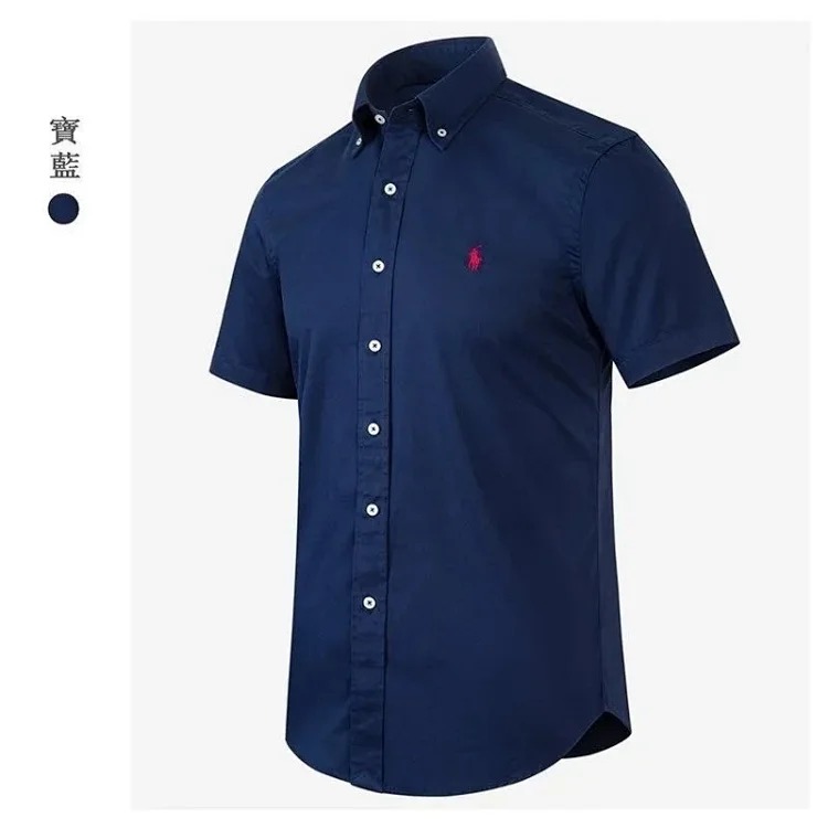 Ralph Lauren polo light luxury shirt pony men's shirt top short sleeve image 3