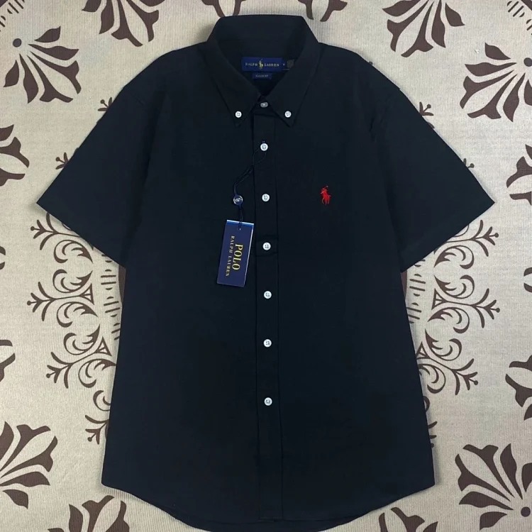 Ralph Lauren polo light luxury shirt pony men's shirt top short sleeve image 5