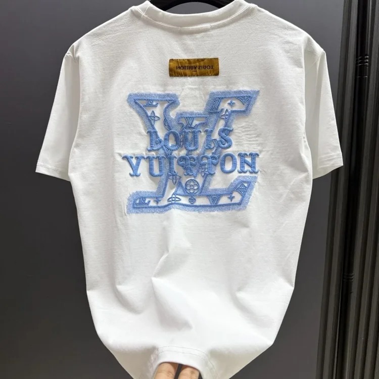 "High-end version, now in stock" Light luxury donkey short-sleeved T-shirt for men and women, knitted top half-sleeved image 2