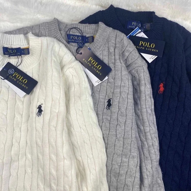 Ralph Lauren sweater, Ralph crew neck sweater, pony sweater, same style for men and women