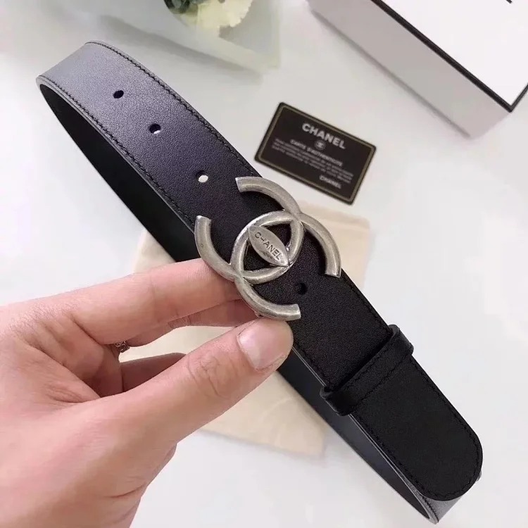 Original counter version comes with packaging leather diamond buckle belt, full leather belt, women's casual versatile trendy trousers belt, men's and women's business casual belt belt, me image 3
