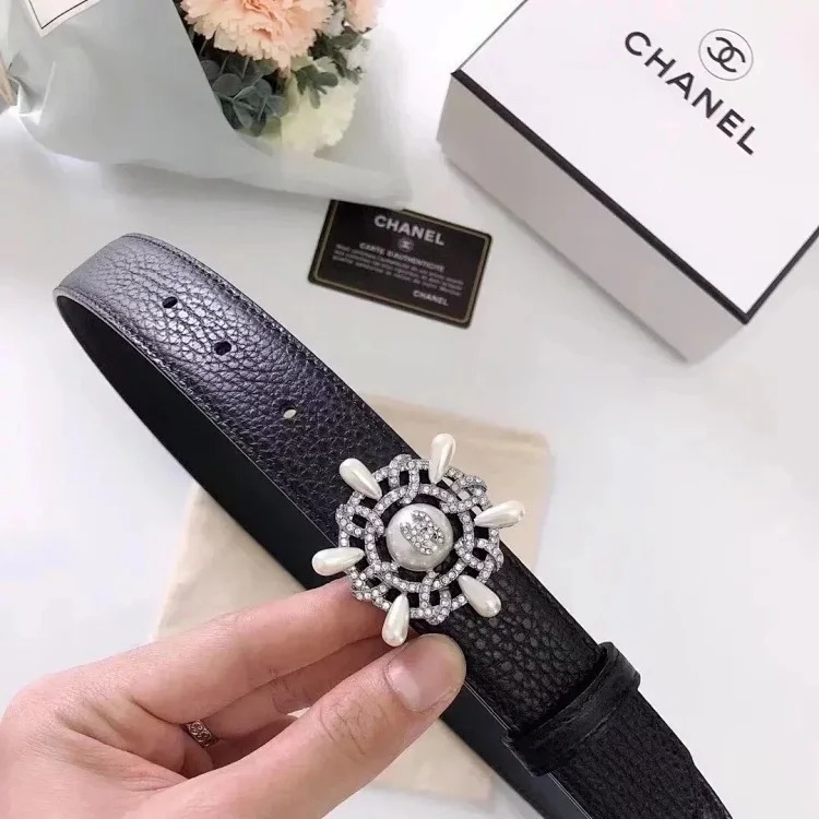 Original counter version comes with packaging leather diamond buckle belt, full leather belt, women's casual versatile trendy trousers belt, men's and women's business casual belt belt, me image 6