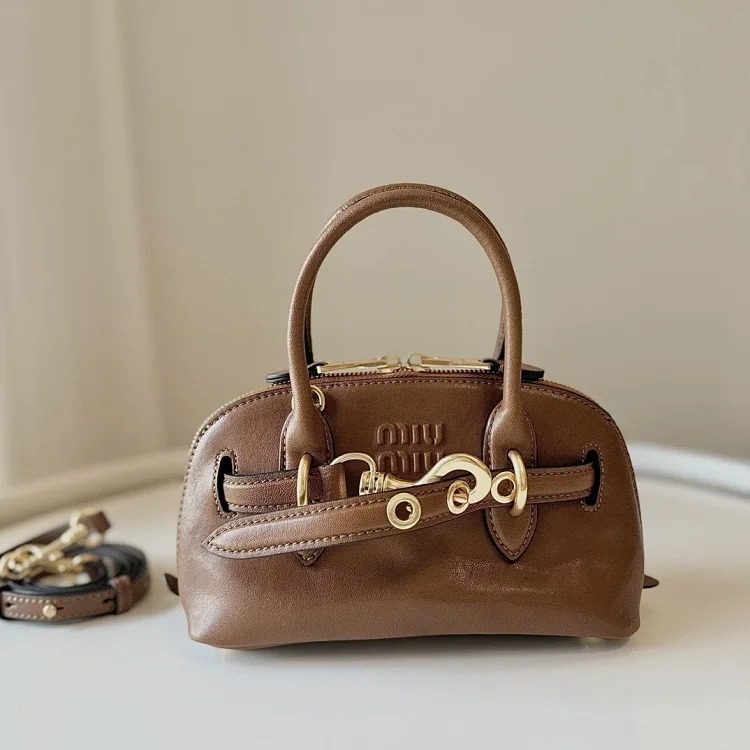 miumiu handbag shoulder bag crossbody bag women's bag shell bag image 4