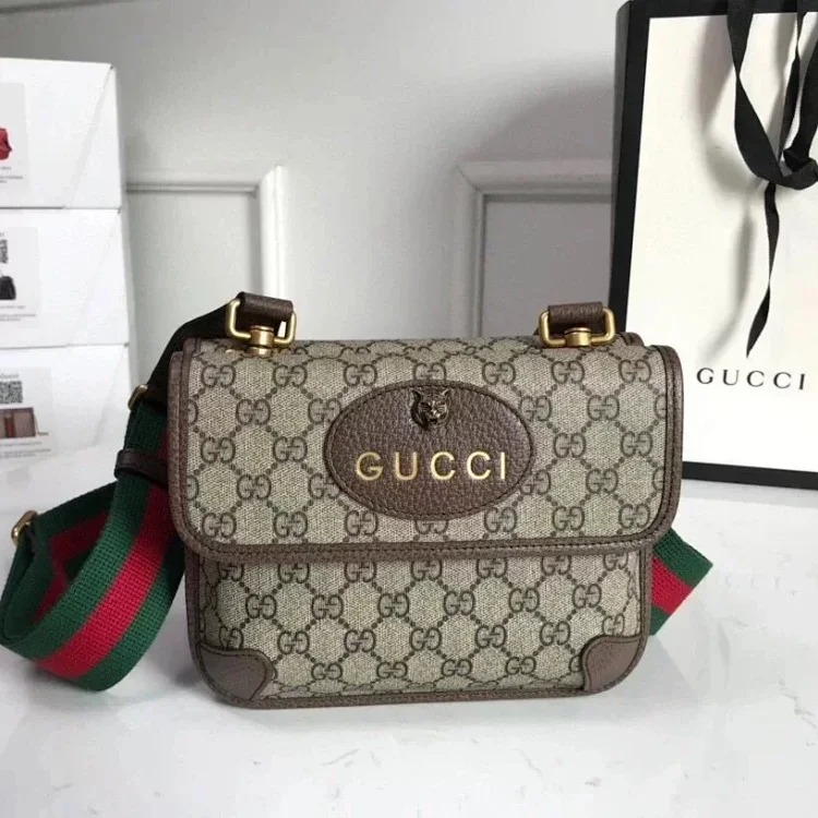 Gucci double layer tiger head bag crossbody bag 495654 image 2