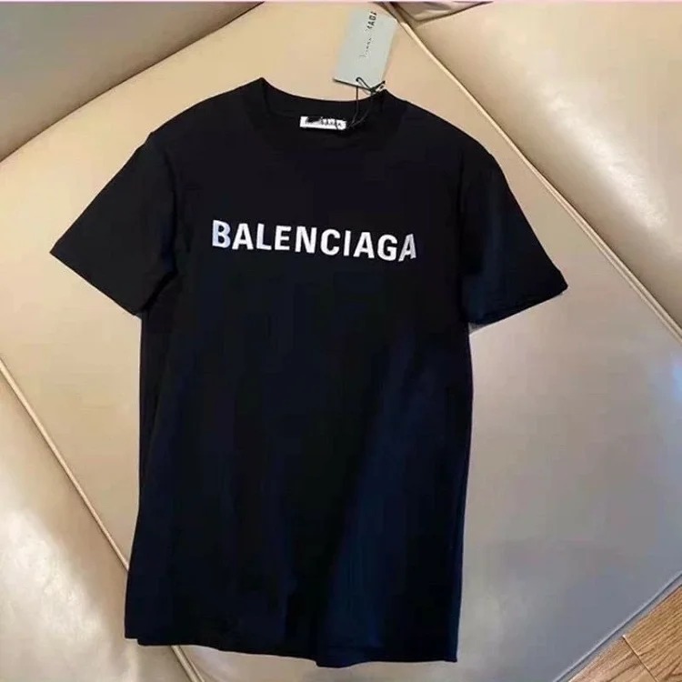 Balenciaga Light Luxury Short Sleeve T-shirt Unisex Top Half Sleeve Women image 2