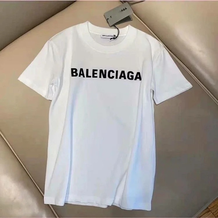 Balenciaga Light Luxury Short Sleeve T-shirt Unisex Top Half Sleeve Women image 3