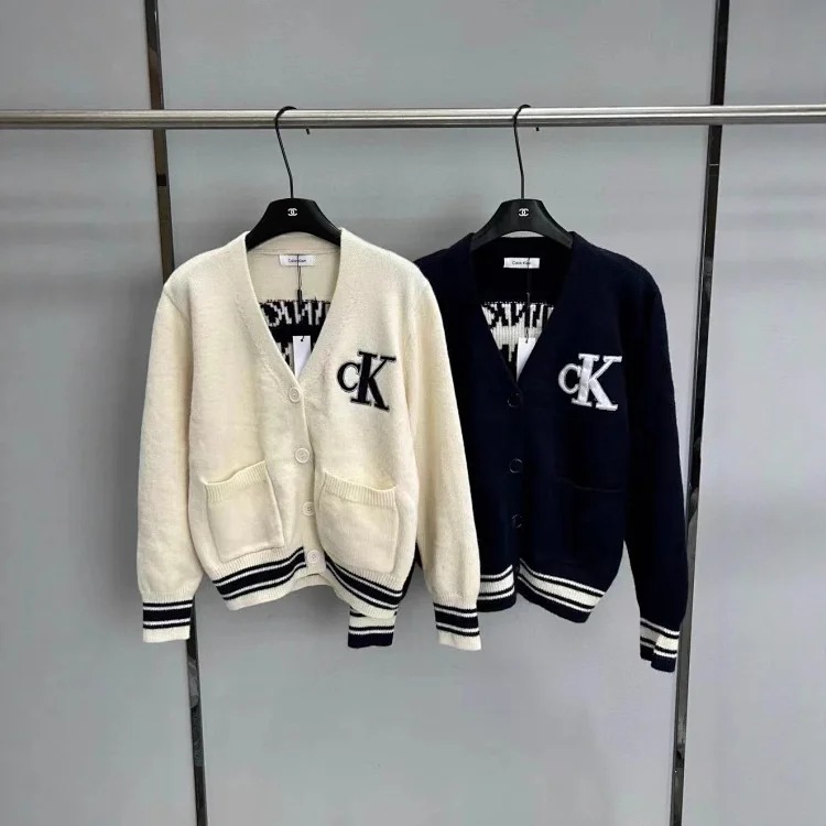 CK cardigan sweater versatile sweater