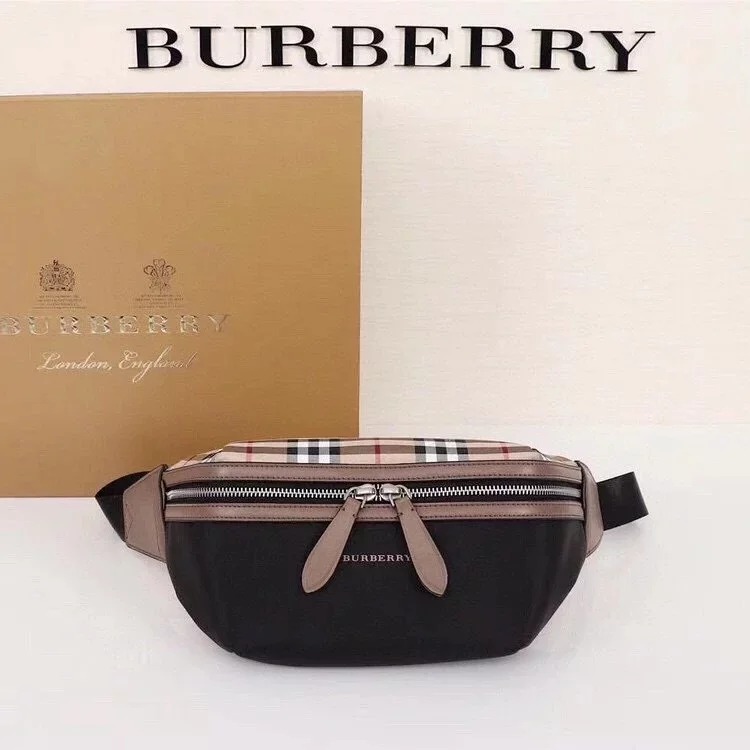 Burberry contrasting color waist bag, crossbody bag, chest bag, same style for men and women image 4