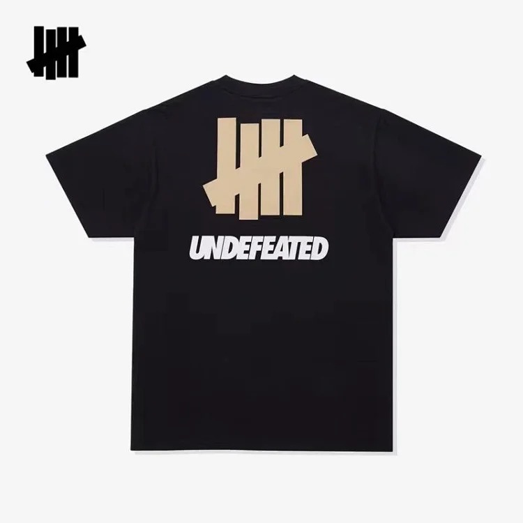 26ss [Five-stripes classic LOGO short T-shirt] UNDEFEATED summer new breathable short-sleeved T-shirt for men and women