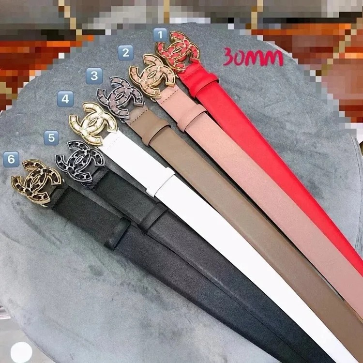 The original counter version comes with packaging [Full set of counter version packaging] Women's first-layer cowhide belts, casual and versatile belts, men's and women's business casual bel