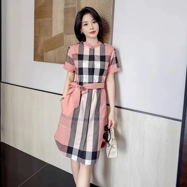 Burberry British style casual mid-length shirt dress image 3
