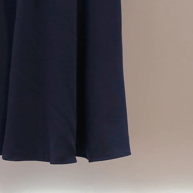 SP's new summer style French daughter-in-law style pleated stand-up collar vest fake two-piece long waist dress for women image 6