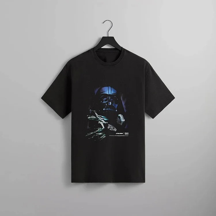 Kith Darth Vader Space Poster Darth Vader space poster retro t-shirt image 2