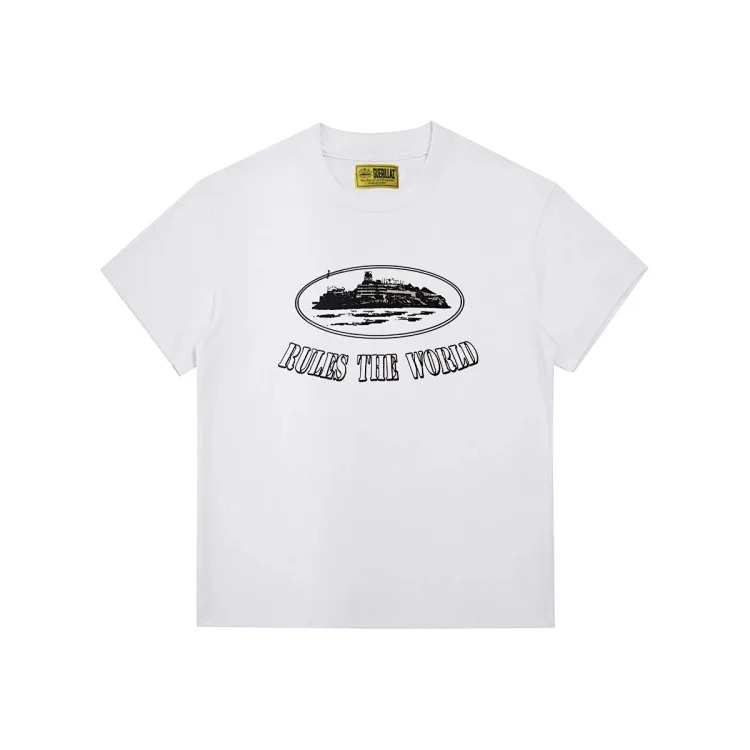 Corteiz Alcatraz basic American fashion brand men and women summer printed casual loose short-sleeved T-shirt image 2