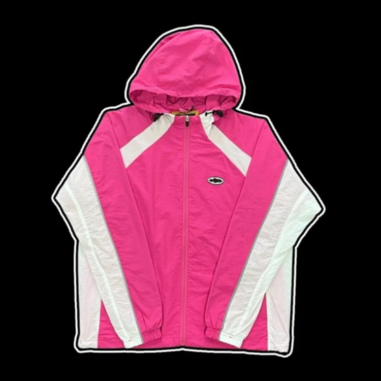 Spot corteiz Alcatraz spliced ​​jacket American street wind windproof quick-drying breathable sportswear trend image 3