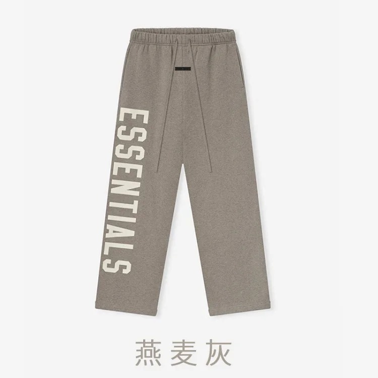 Straight velvet trousers and casual pants with large logo on the side, same style for men and women image 4