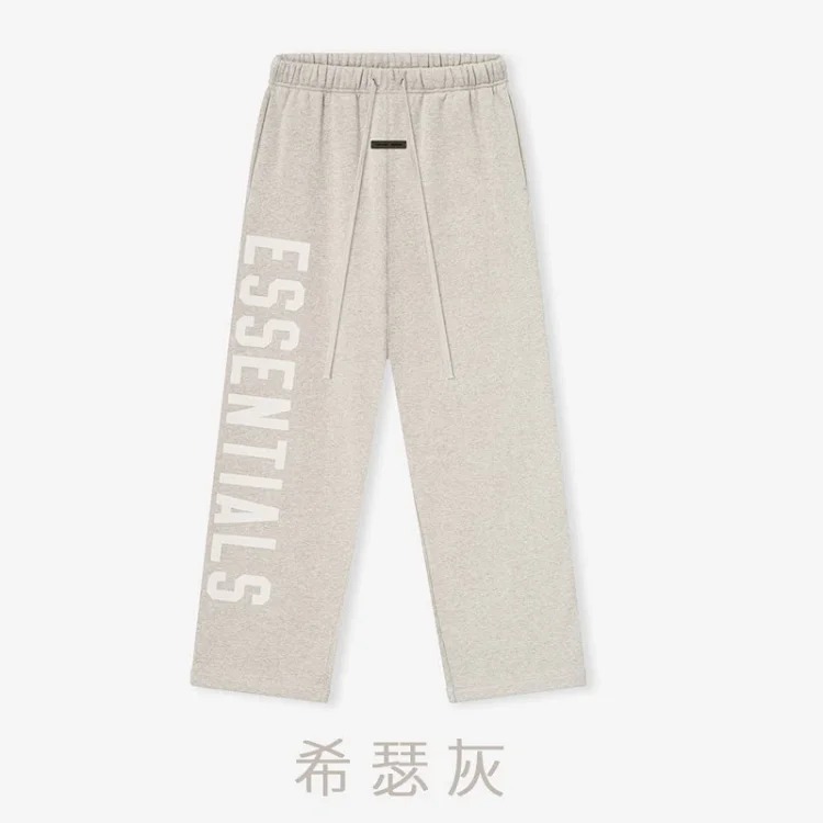 Straight velvet trousers and casual pants with large logo on the side, same style for men and women image 7
