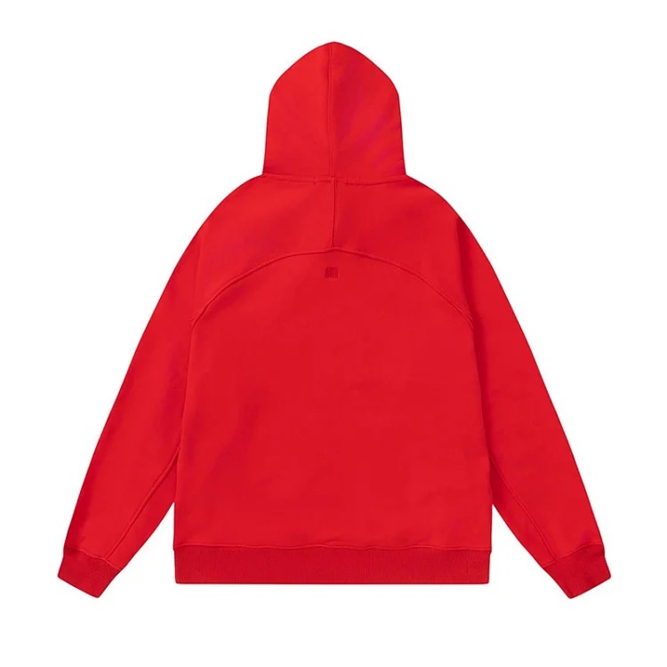 Letter love foam printed hooded sweatshirt for men and women round neck pullover sweatshirt image 10