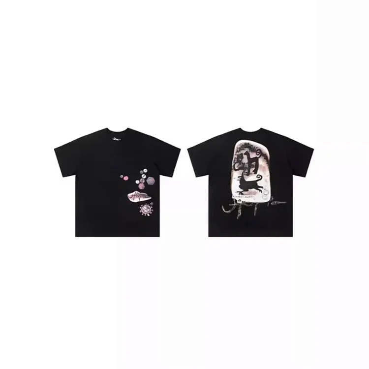 2024 new Travis Scott Cactus Jack Utopia joint model Stone Tengu short-sleeved T-shirt image 6