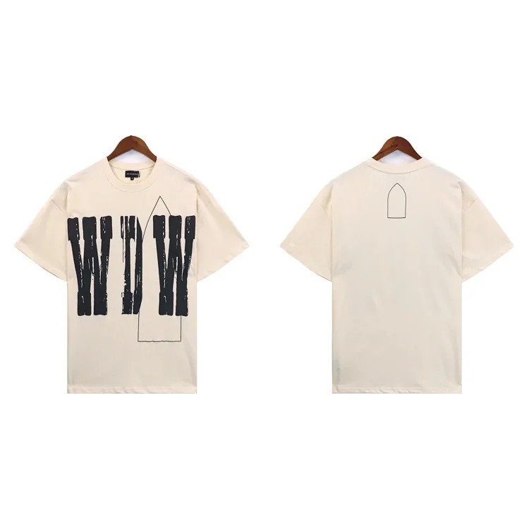 Washed printed loose men's short-sleeved t-shirt American top image 5