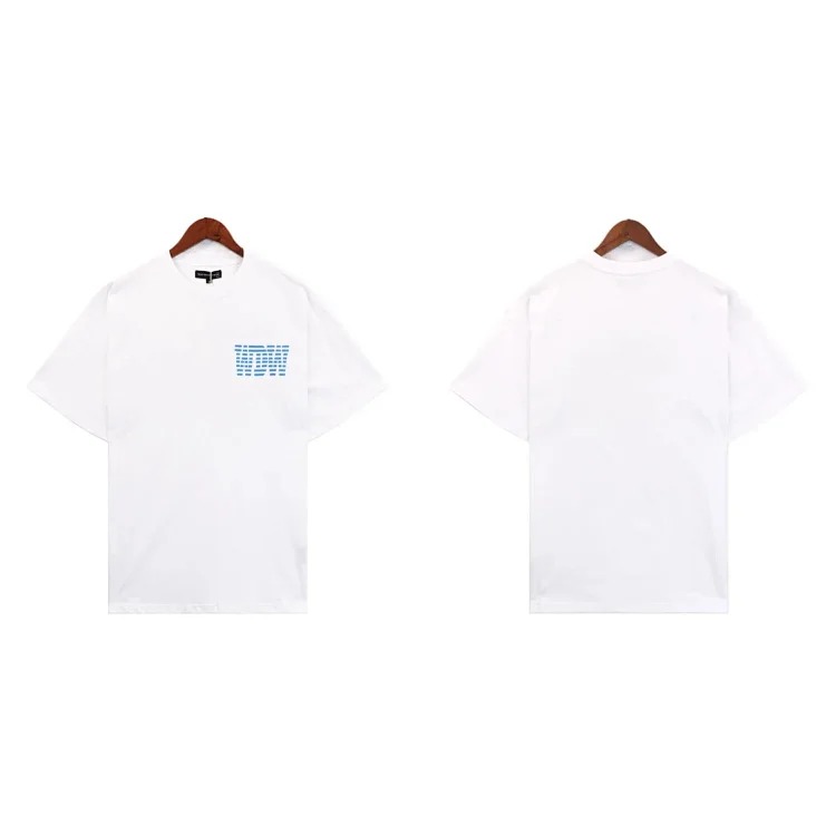 Washed printed loose men's short-sleeved t-shirt American top image 8