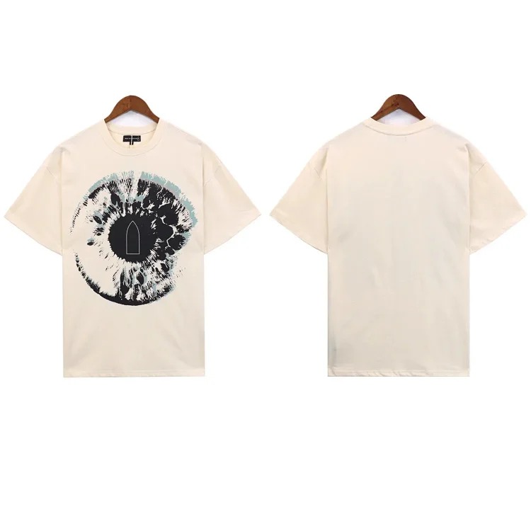 Washed printed loose men's short-sleeved t-shirt American top image 9