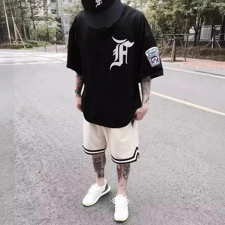 FEAR OF GOD main line trend fifth season loose mesh five-point sports quick-drying shorts men's high street style image 5