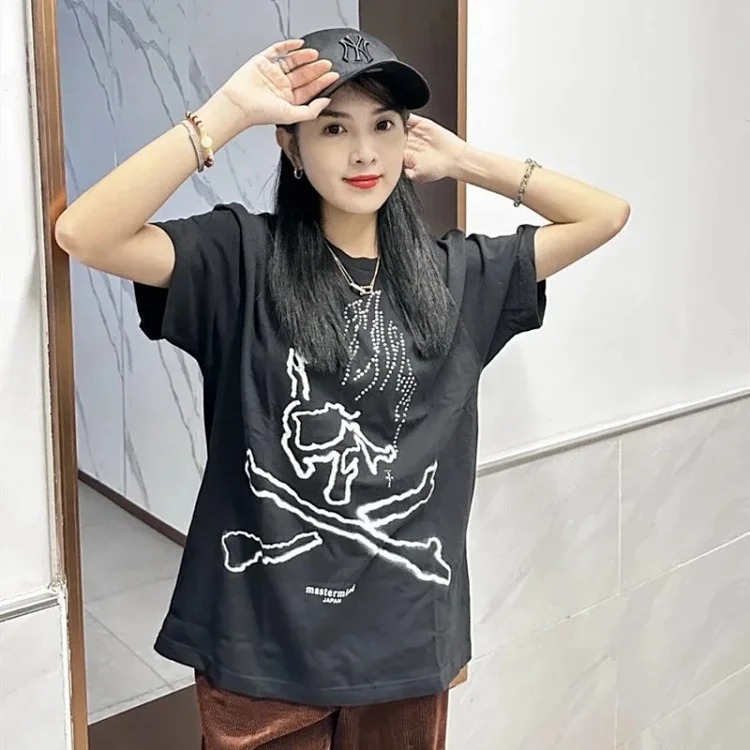 Travis Scott Cactus Jack X mastermind JAPAN skull graphic short-sleeved T-shirt image 4