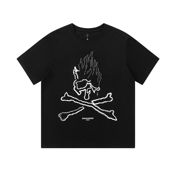 Travis Scott Cactus Jack X mastermind JAPAN skull graphic short-sleeved T-shirt image 6