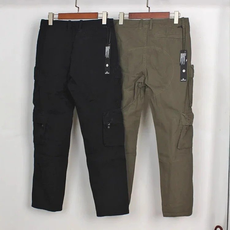 Cross-border stone STONEISLAGDS first four bags washable functional island side label casual men's and women's couple overalls image 4