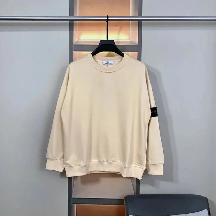 Round neck pullover long sleeve sweatshirt, same style for men and women image 4