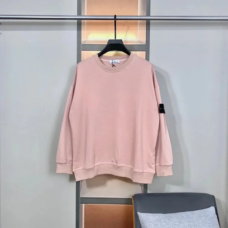 Round neck pullover long sleeve sweatshirt, same style for men and women image 5
