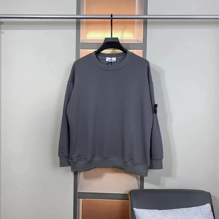 Round neck pullover long sleeve sweatshirt, same style for men and women image 7