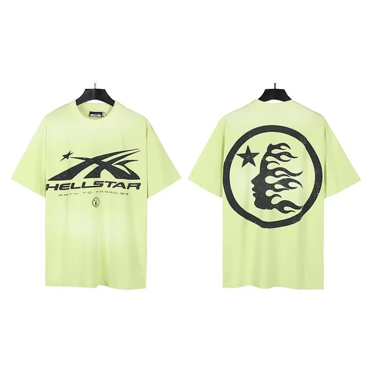 American trendy brand Hellstar Hellstar T-Shirt Hellstar washed printed short-sleeved T-shirt classic style image 4