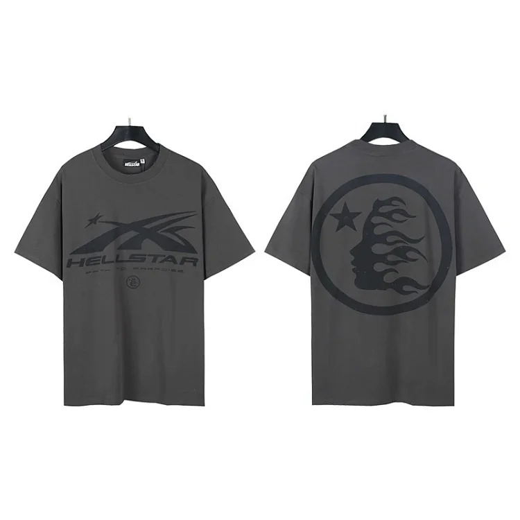 American trendy brand Hellstar Hellstar T-Shirt Hellstar washed printed short-sleeved T-shirt classic style image 5