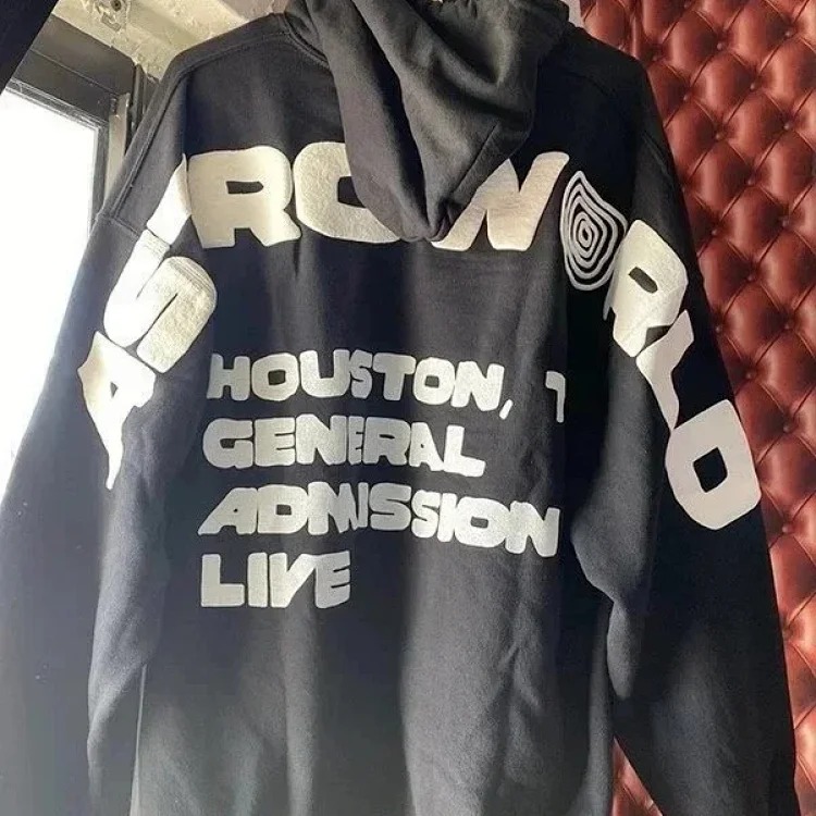 Ink foam printed hoodie plus size sweatshirt image 3