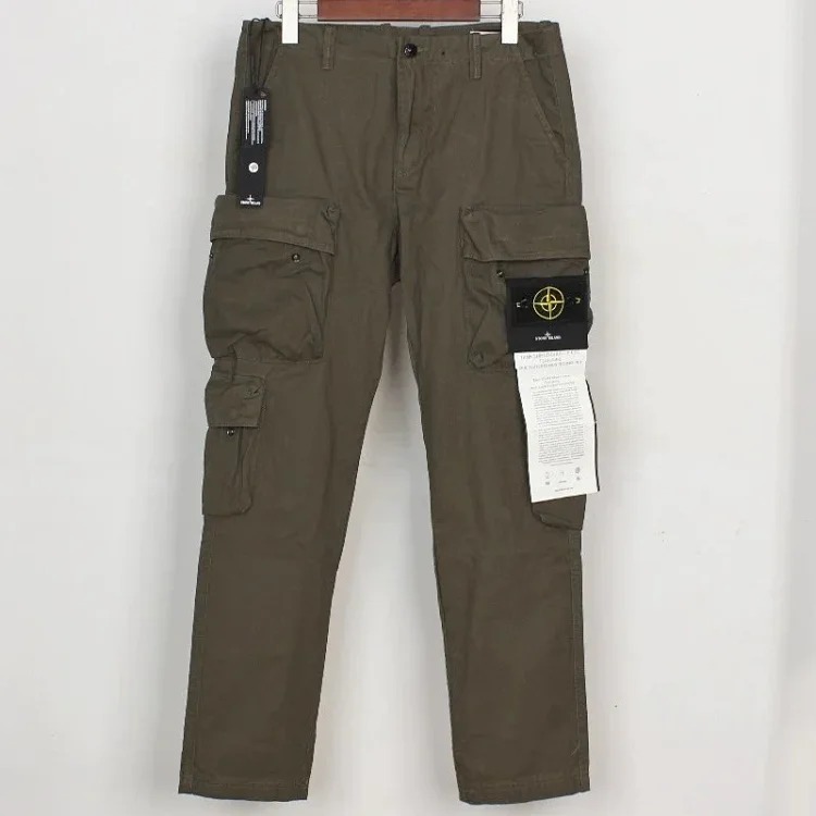 Stone Island STONEISLAGDS four-bag washable functional side-marked casual overalls for men and women for couples image 3