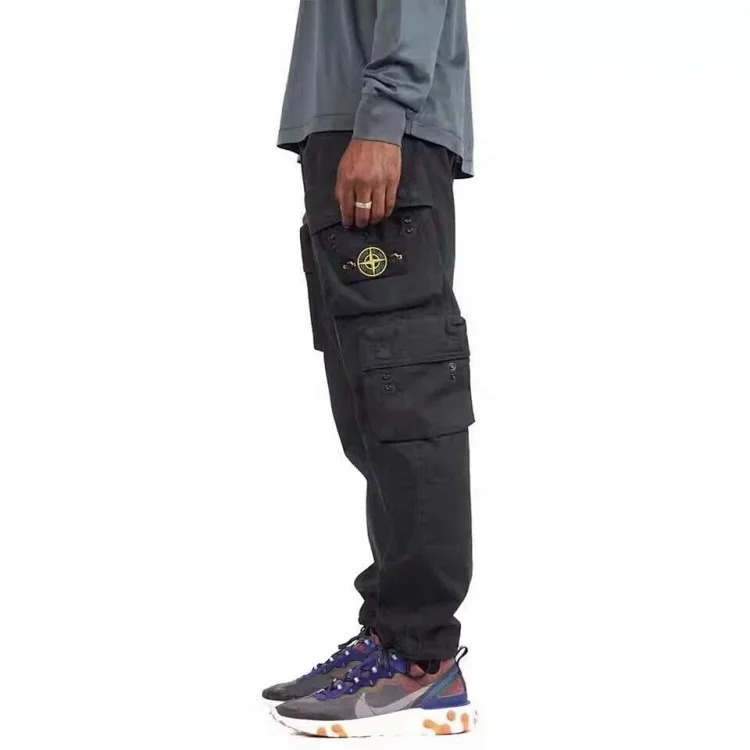 Stone Island STONEISLAGDS four-bag washable functional side-marked casual overalls for men and women for couples image 7