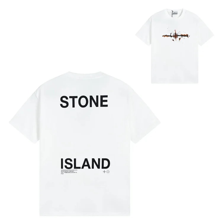 Sitong Island printed T-shirt short sleeves image 3