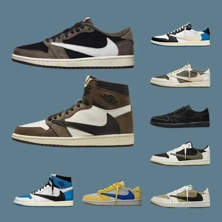 LJR Batch Jordan1s electric barb 3.0 white brown reverse mocha 4.0 black warrior 5.0 black green olive 6.0 brown white 7.0 canary yellow pink white aj1 barb high top