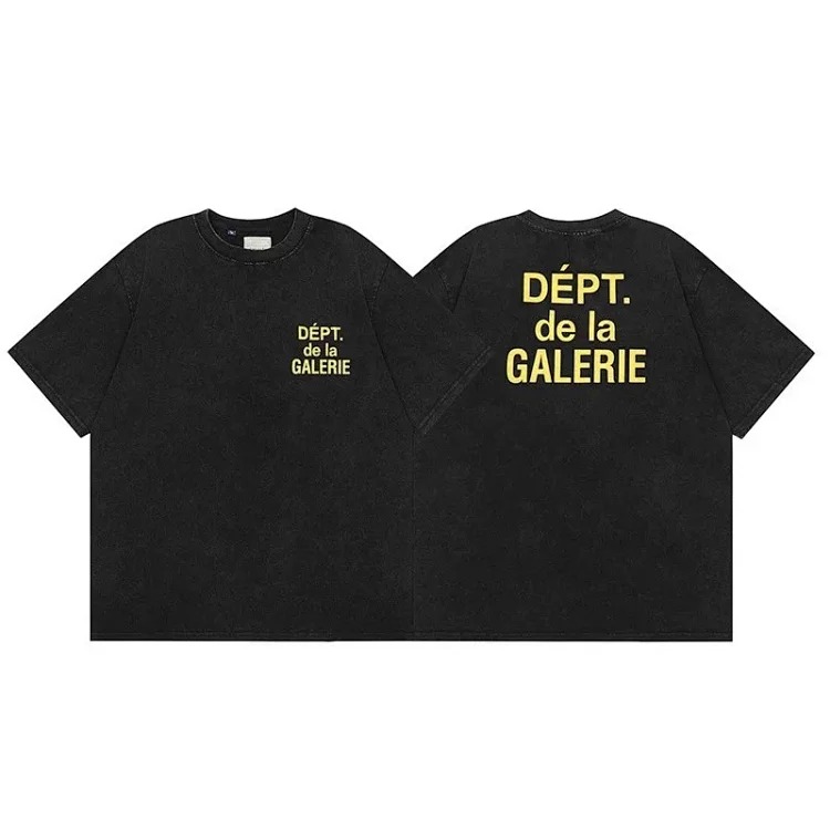 Gallery deptAmerican fashion brand short-sleeved Vintage summer loose retro washed old high street T-shirt for men image 7