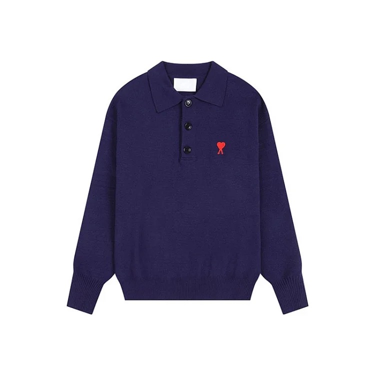 Loose love letter pullover long sleeve sweater for men and women image 5