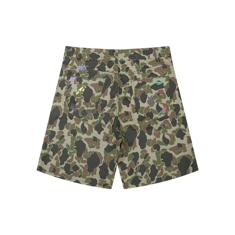 overalls camouflage shorts image 4